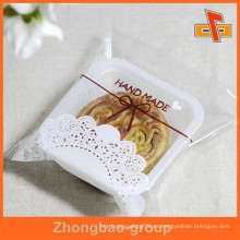 Sachet de plástico transparente a prueba de grasa para mooncake / embalaje de productos horneados